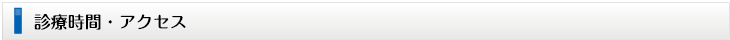 診療時間・アクセス